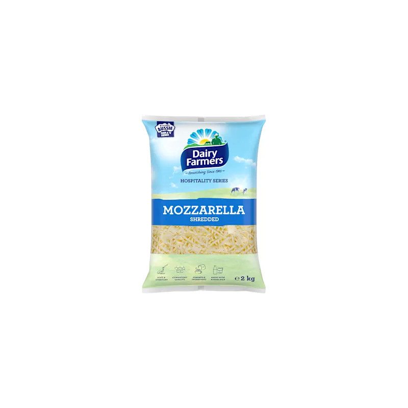 SHREDDED MOZZARELLA CHEESE 2KG