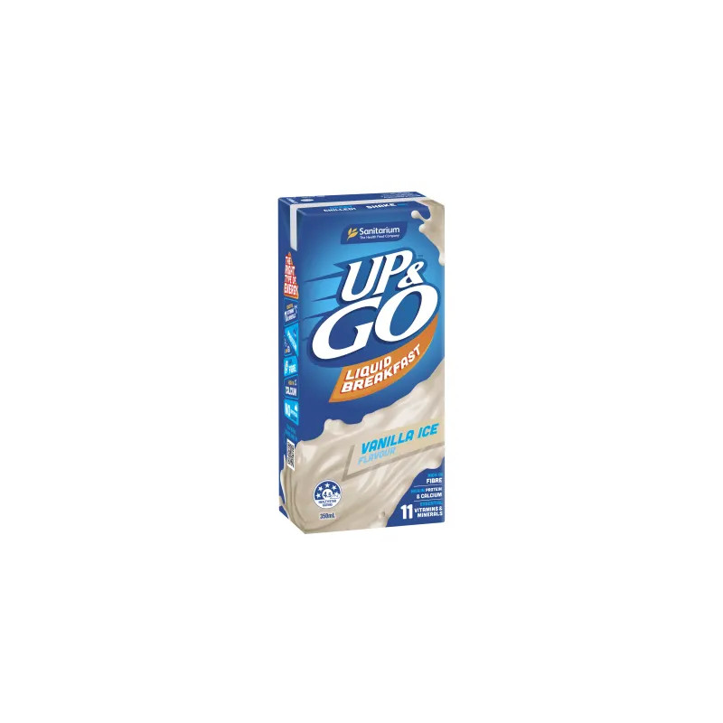 VANILLA ICE  UP & GO LIQUID BREAKFAST 350ML