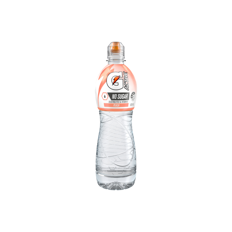 NO SUGAR PEACH G-ACTIVE SPORTS DRINK 600ML