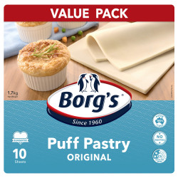 PUFF PASTRY SHEETS 10PACK 1.7KG