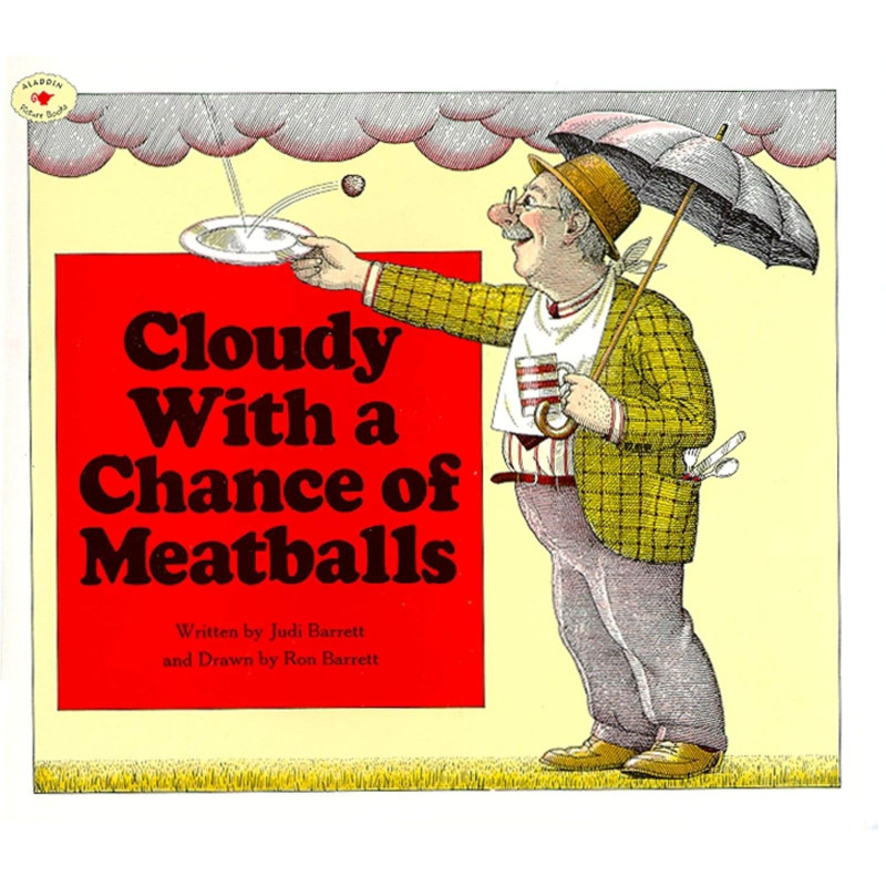 CLOUDY WITH A CHANCE OF MEATBALLS BOOK (product takes several days to arrive)
