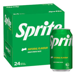 SPRITE LEMONADE SOFT DRINK CANS 24X375ML***