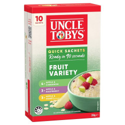 QUICK OATS SATCHELS FRUIT 10PK