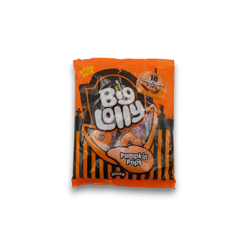 HALLOWEEN PUMPKIN POPS LOLLY POPS 200GM