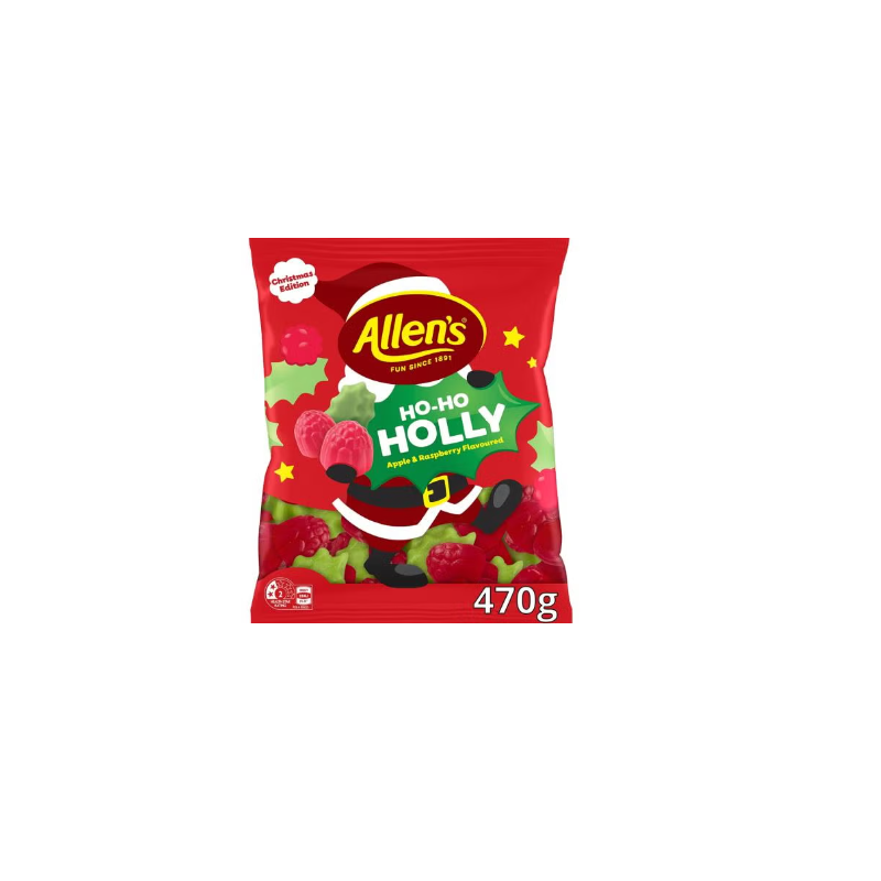 HO HO HOLLY LOLLIES 470GM