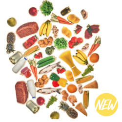 LETS EAT! FUN FOOD SET WOODEN 64PCE (ORDER IN ADVANCE)