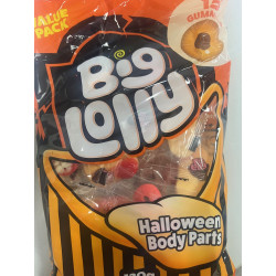 HALLOWEEN SOUR BODY PARTS LOLLIES 120GM