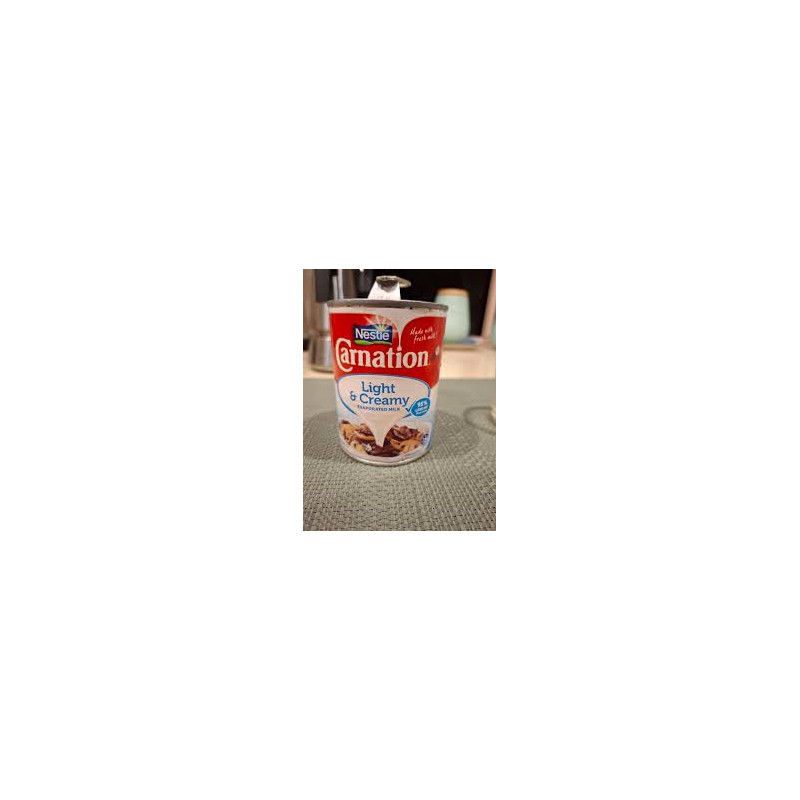 EVAPORATED MILK LIGHT AND CREAMY 340ML