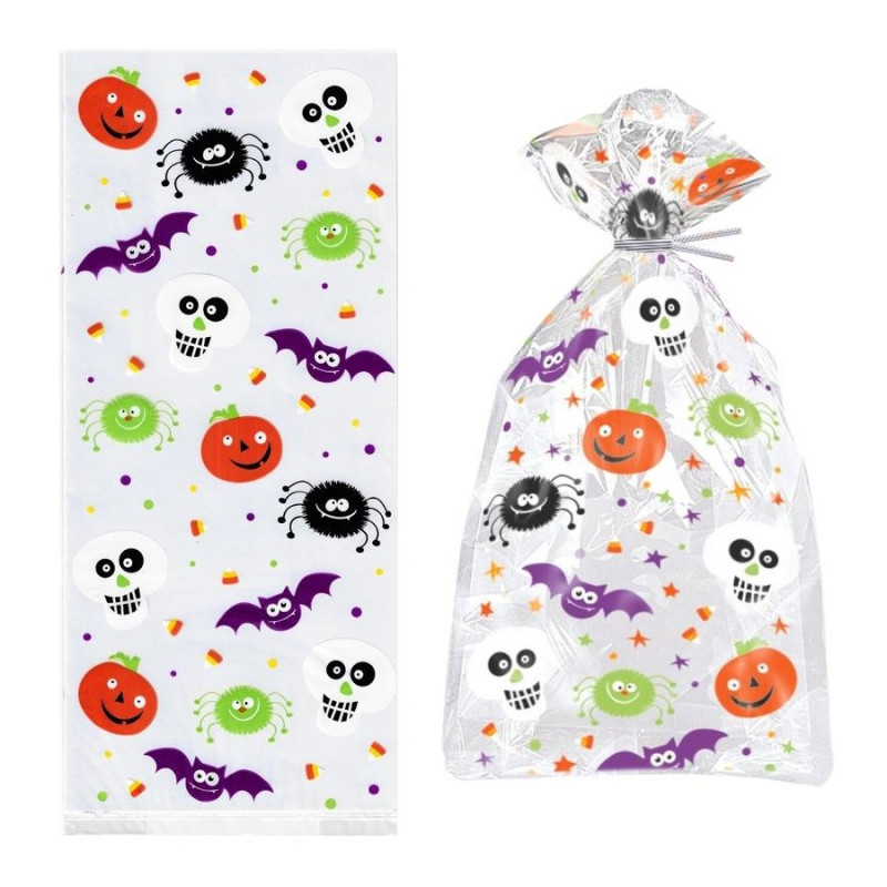 HALLOWEEN CELLO BAGS 20PCE