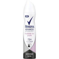 DEODORANT ADVANCED INVISIBLE PURE WOMENS ANTIPERSPIRANT 220ML