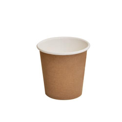 BROWN KRAFT SINGLE WALL HOT CUP 4OZ 50'S