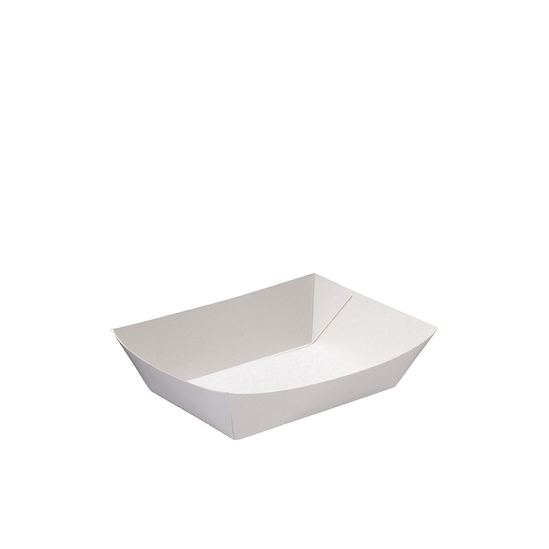 FOOD TRAY SMALL WHITE 50S