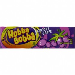 HUBBA BUBBA BUBBLE GUM GRAPE CHUNK 35GM