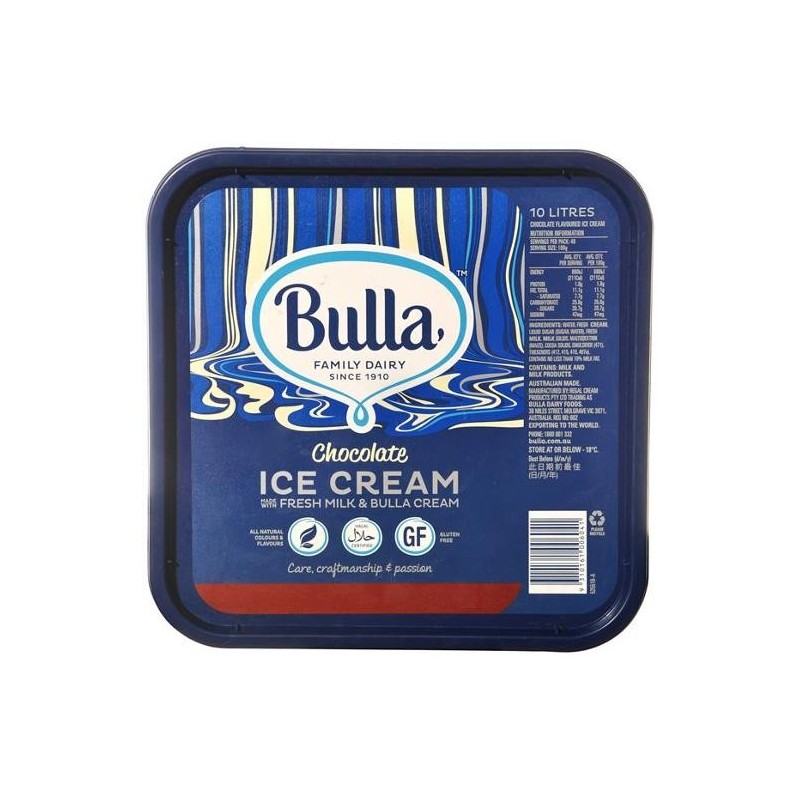 ICE CREAM CHOCOLATE 10L ICE CREAM CHOCOLATE 10L
