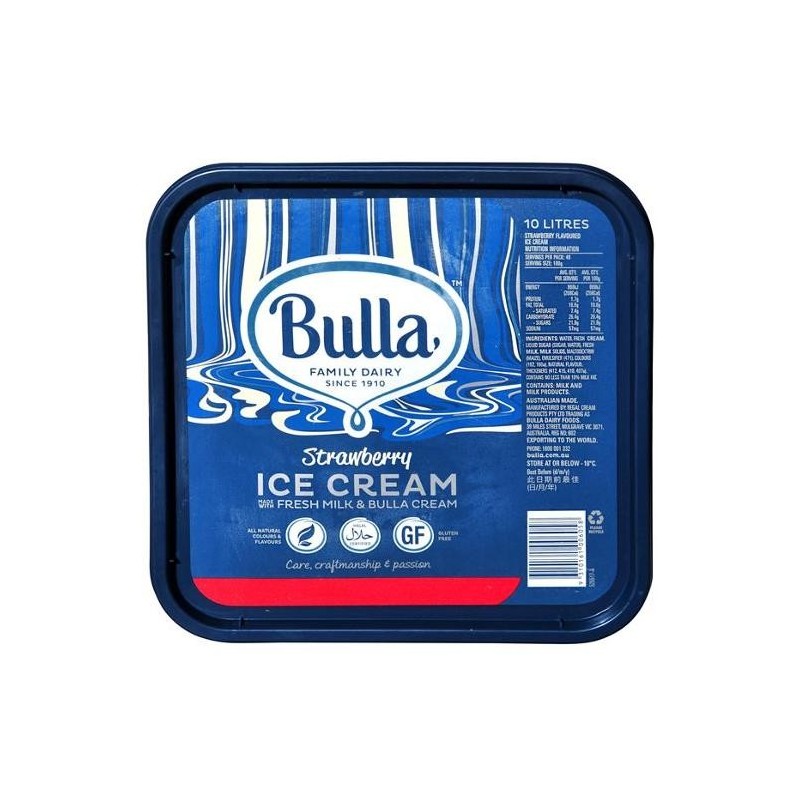 ICE CREAM STRAWBERRY 10L ICE CREAM STRAWBERRY 10L