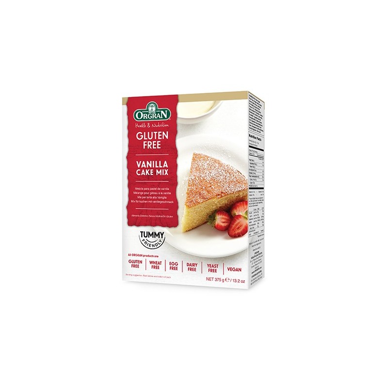 ORGRAN G/FREE VANILLA CAKE MIX ORGRAN G/FREE VANILLA CAKE MIX