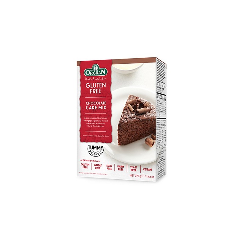 ORGRAN G/FREE CHOCOLATE CAKE MIX ORGRAN G/FREE CHOCOLATE CAKE MIX