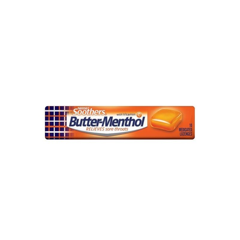 BUTTER MENTHOL MEDICATED LOZENGES STICK 40GM