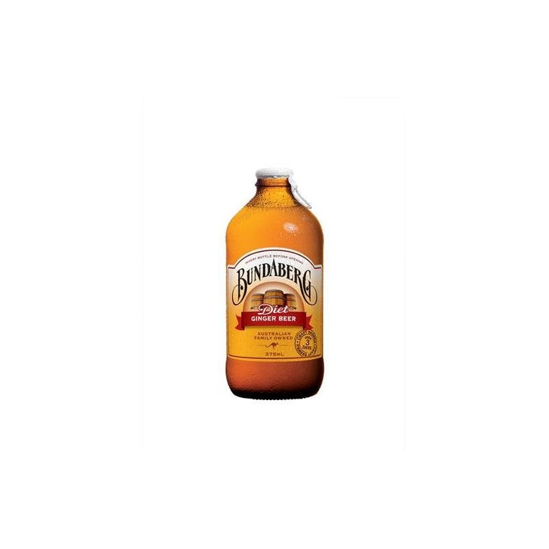 DIET GINGER BEER SOFT DRINK 12X375ML