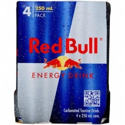 ENERGY DRINK 4 PACK 250ML