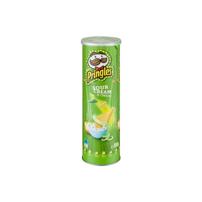 SOUR CREAM AND ONION POTATO CHIPS 134GM