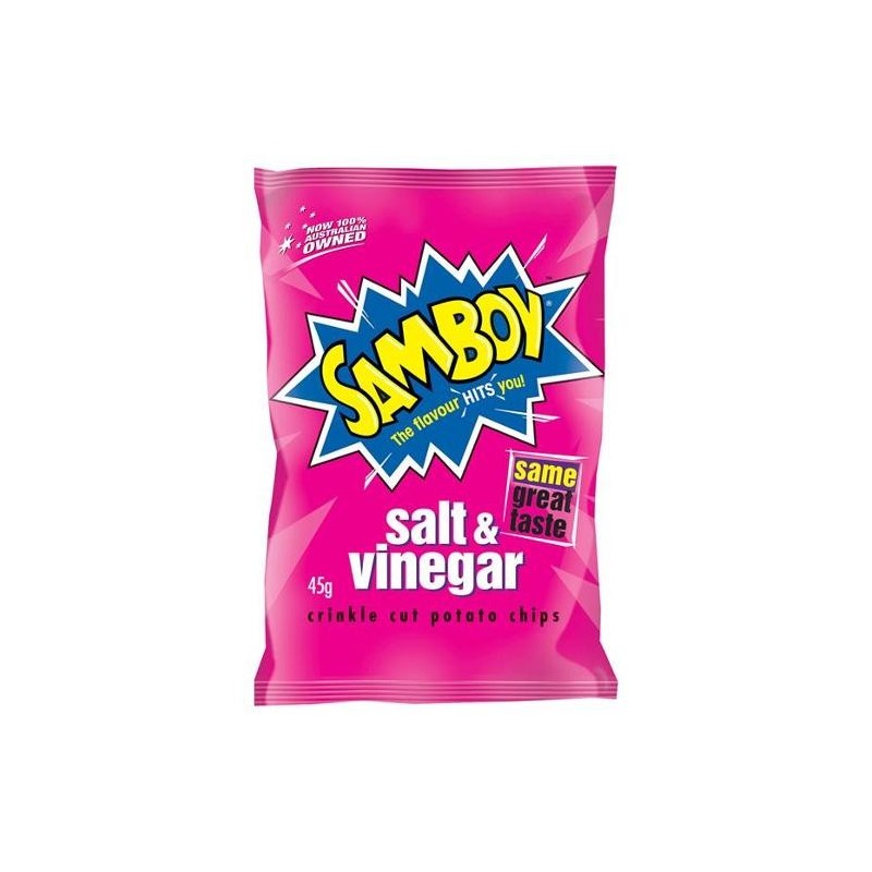 SALT AND VINEGAR POTATO CHIPS 45GM