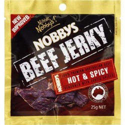 HOT AND SPICY BEEF JERKY 25GM