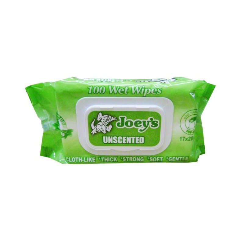 JOEYS ALCOHOL FREE UNSCENT BABY WIPES 100'S