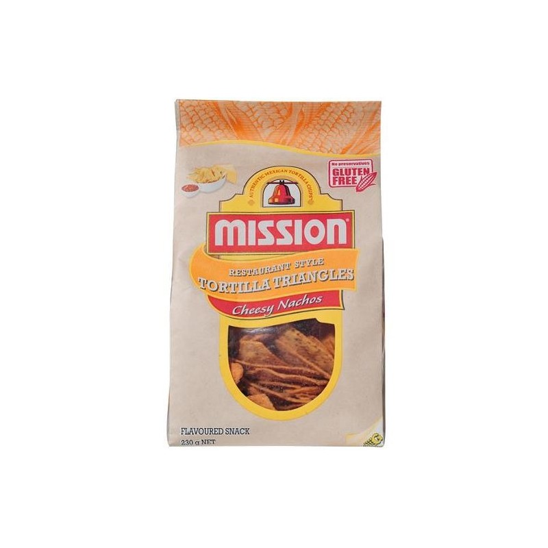 CHEESY NACHOS CORN CHIPS 230GM