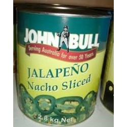 SLICED JALAPENOS 2.8KG