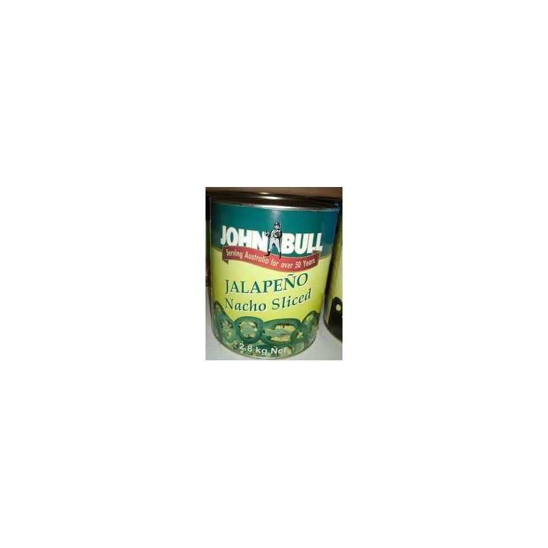 SLICED JALAPENOS 2.8KG