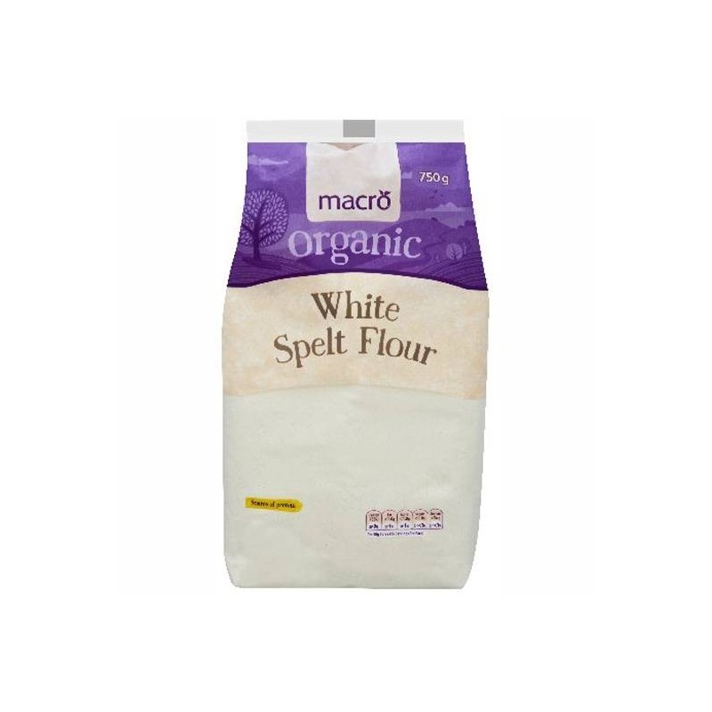 ORGANIC FLOUR WHITE SPELT 750GM