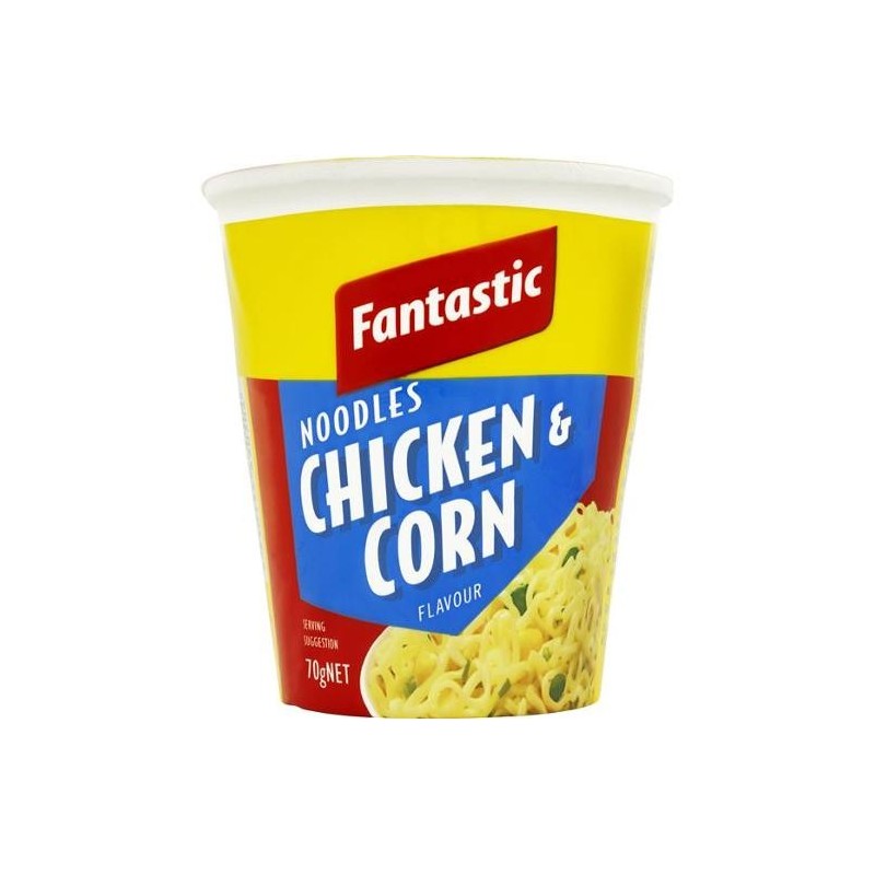 NOODLES CUP CHICKEN AND CORN 70GM