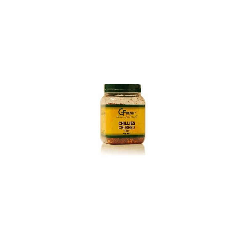 HOT CRUCSHED CHILLI 60GM