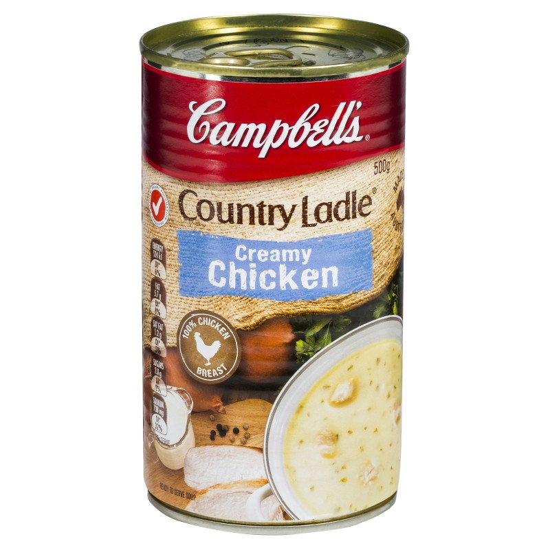 COUNTRY LADLE CREAMY CHICKEN SOUP 500GM