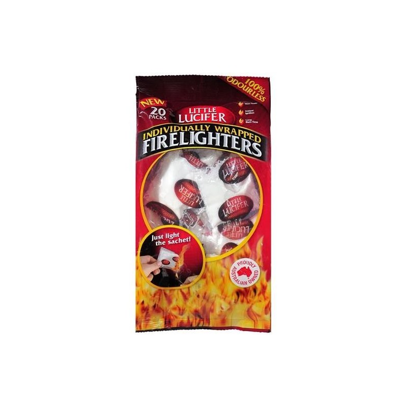 FIRELIGHTERS INDIVIDUALLY WRAPPED 20S