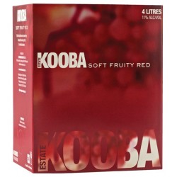 KOOBA ESTATE SOFT FRUITY RED WINE 4LT