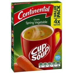 SPRING VEGETABLE CUP-A-SOUP 4 SERVES 60GM