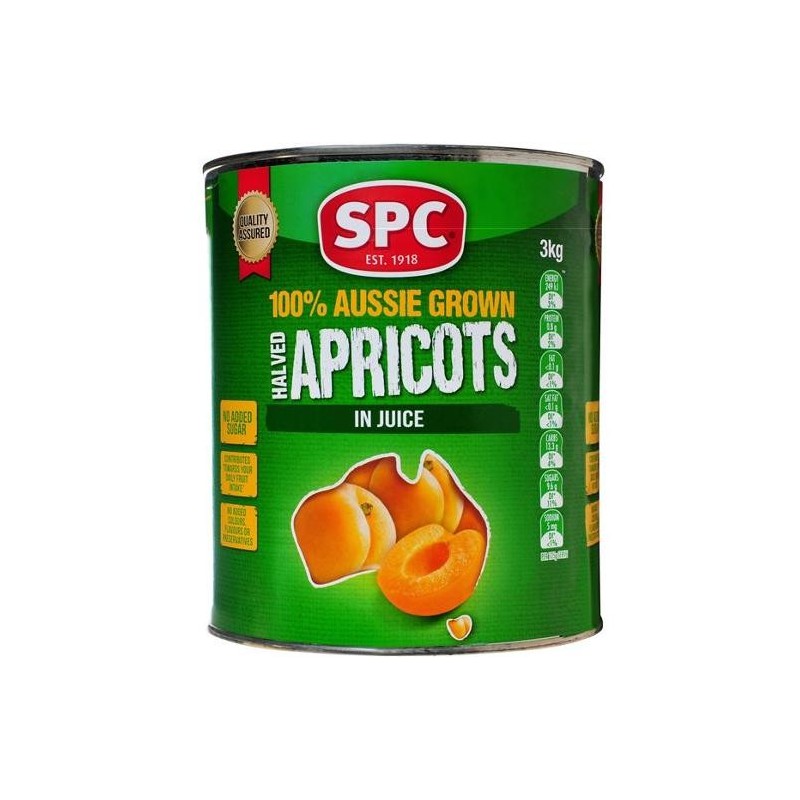 APRICOT HALVES IN NATURAL JUICE 3KG APRICOT HALVES IN NATURAL JUICE 3KG