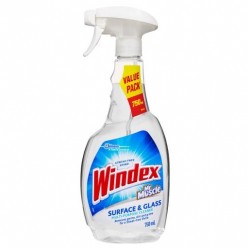 WINDEX SURFACE AND GLASS CLEANER TRIGGER 750ML