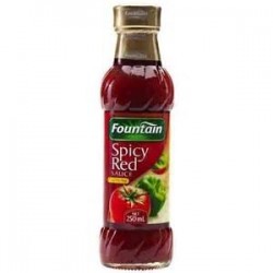 FOUNTAIN SAUCE TOMATO SPICY RED 250ML