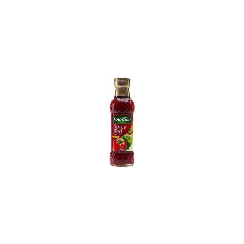 FOUNTAIN SAUCE TOMATO SPICY RED 250ML